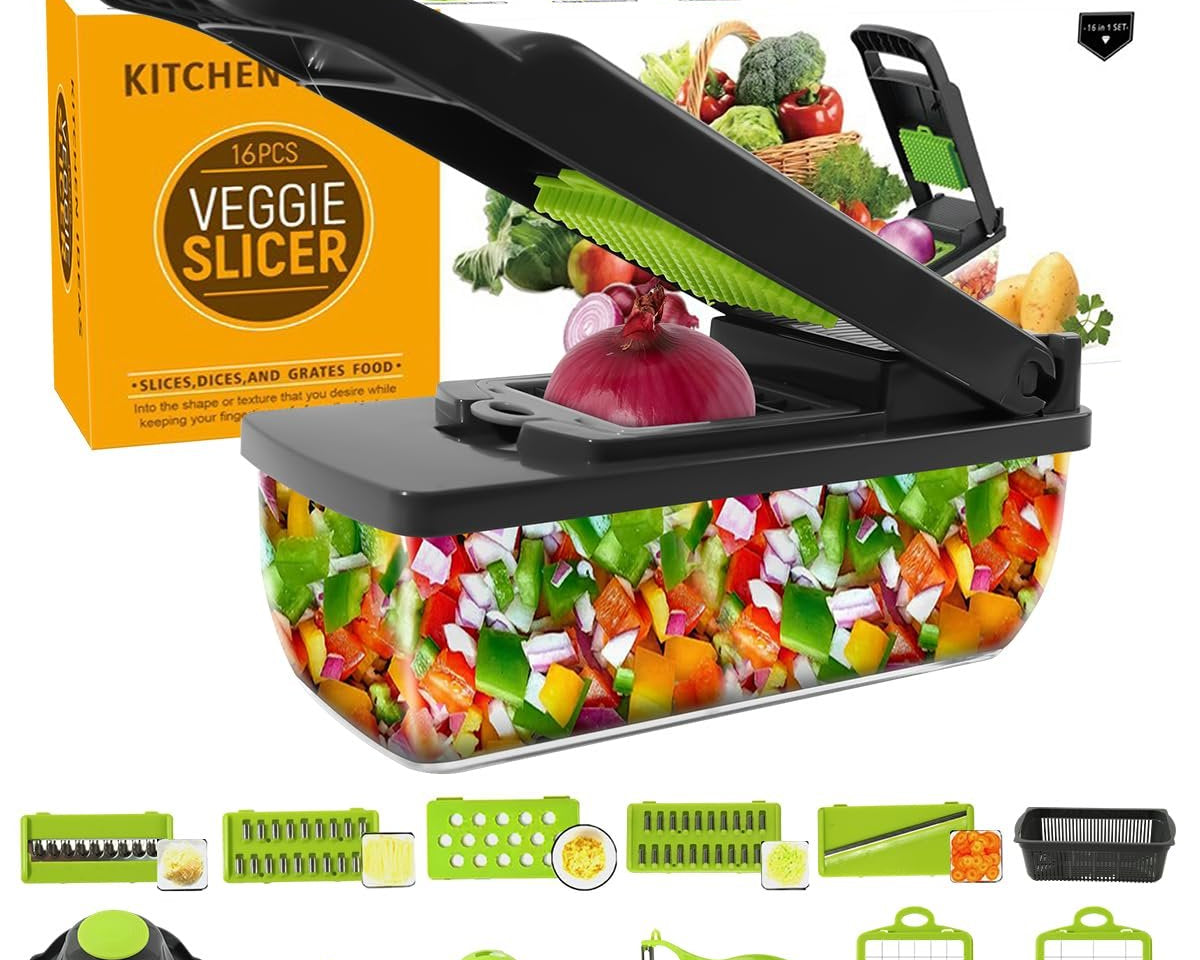 Multifunctional Vegi Selicer 16 in 1 set