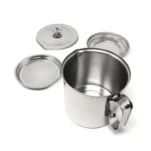 Japanese stainless steel oil pot