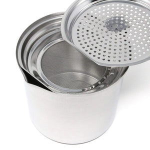 Japanese stainless steel oil pot