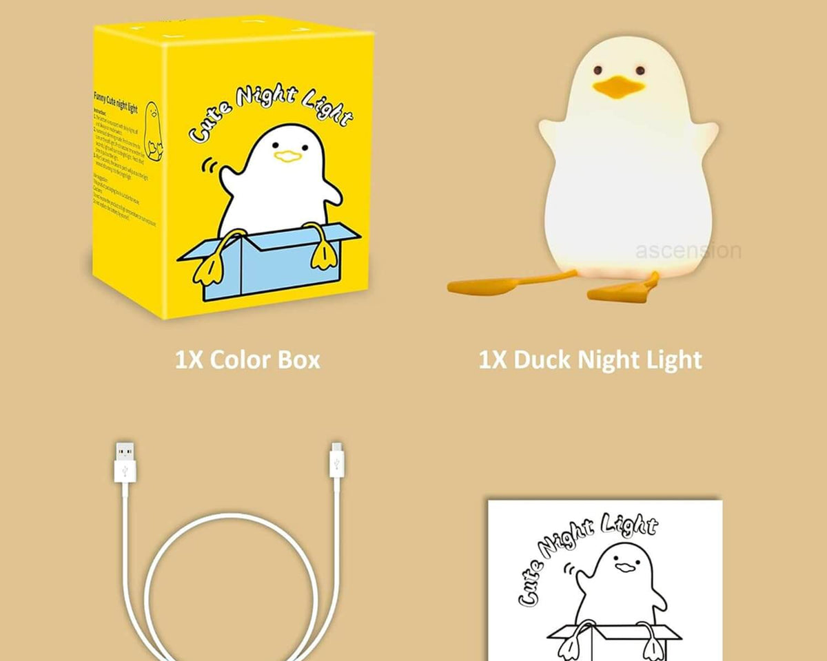 Cute Duck LED Night Lamp