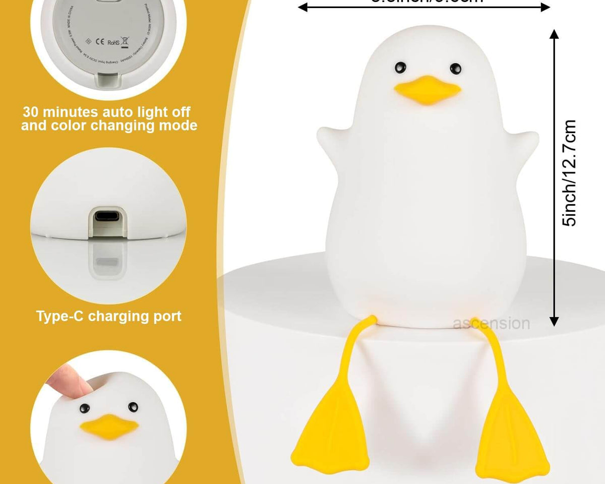 Cute Duck LED Night Lamp