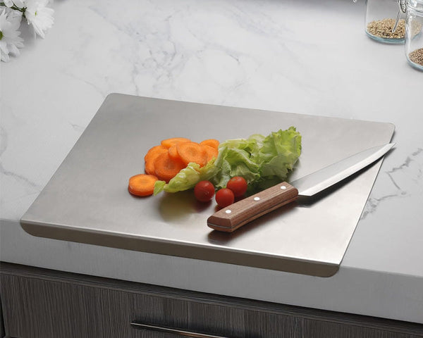 Ramzan Time-Saving Stainless Steel Cutting Board – Multipurpose Kitchen Essential