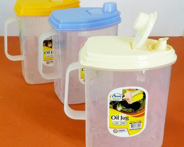 oil jug pair of 3 in one set