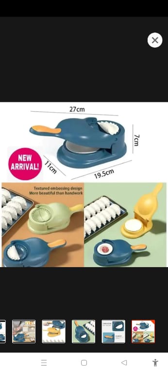 Dumpling samosa mold